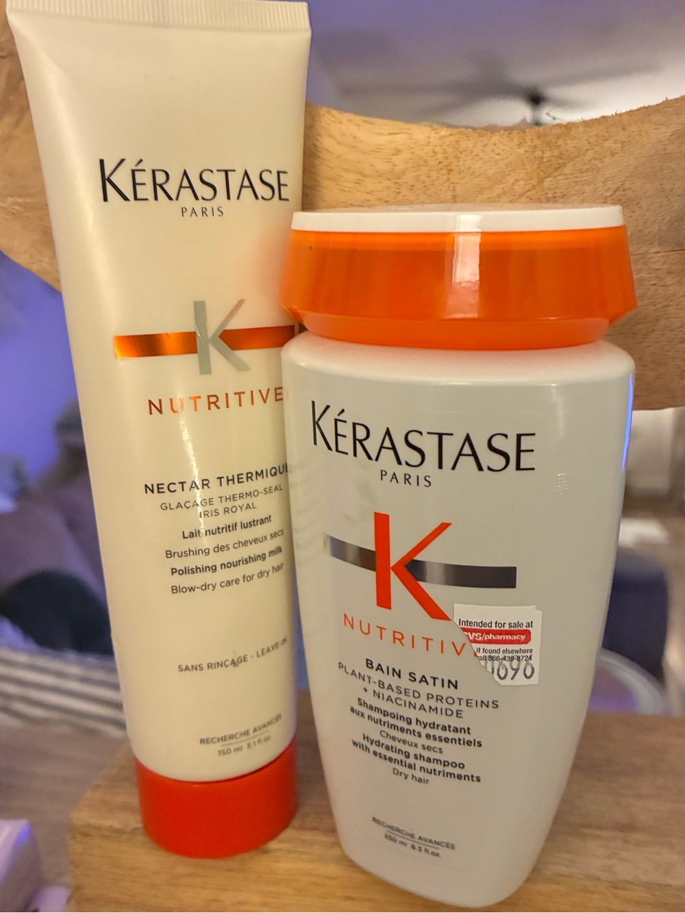 Kérastase Nutritive Nectar Thermique + Bain Satin Riche 2-Pc Bundle